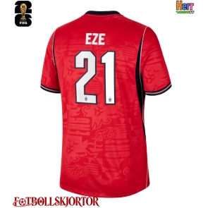 England Eberechi Eze #21 Bortatröja VM 2026 Kortärmad